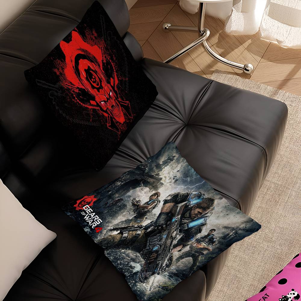 G-Gears O-Of W-War Decorative Room Aesthetics Pillow Case Home Decor Bedroom Sofa Bed Couch Pillow Cover 45x45