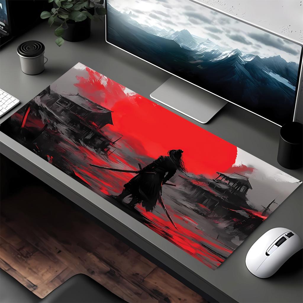 Super beautiful Japanese style Mouse pad large Mouse pad Samurai Mouse pad DESMAT full size model
