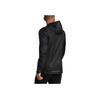 Adidas Logo Print Reflective Stripe Running Hooded Jacket Men Outerwear Black HM8435