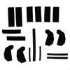 17x Car Hard Kit, Black High Performance for 68026937AB