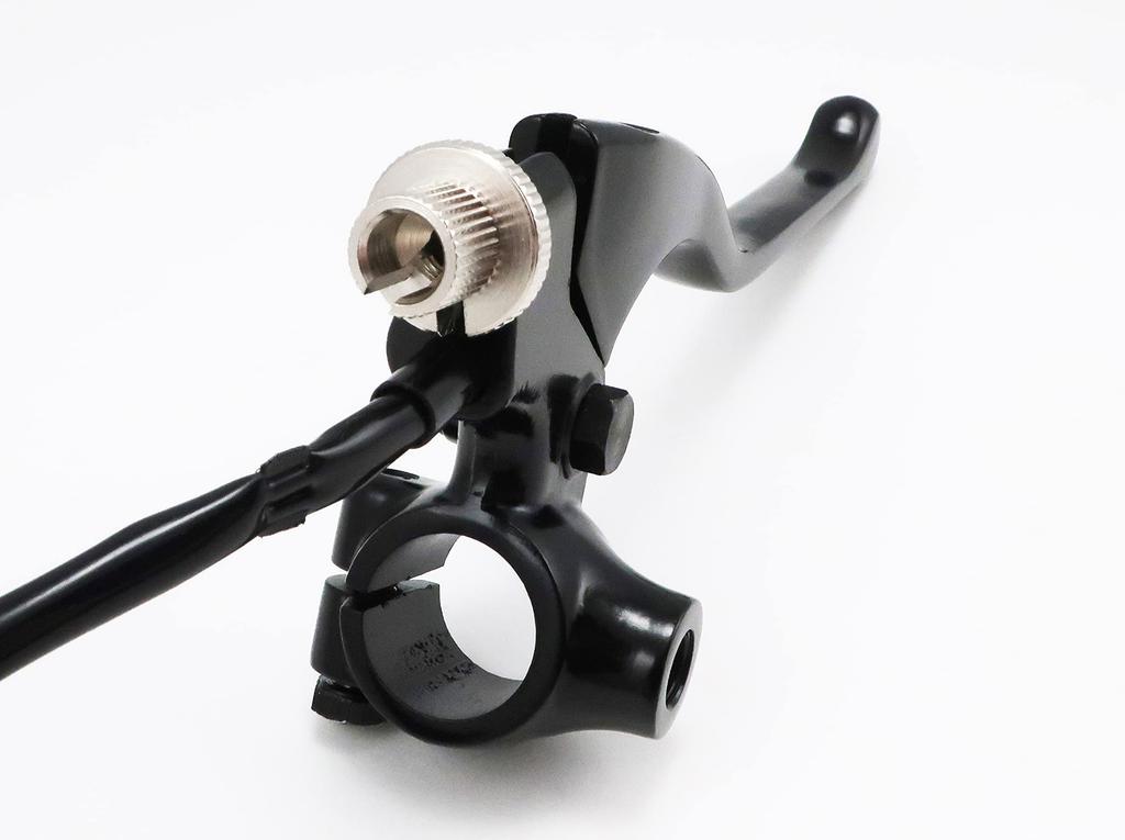 KITACO Right Lever Holder Set MONKEY with Mirror Holder Black & (Long) Etc. 525-0700301