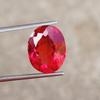 9.55 Ct Natural Orange Padparadscha Certified Stone Oval Cut Gemstone Q114