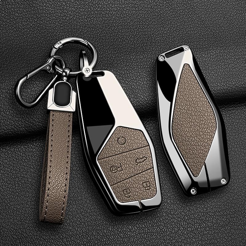 Zinc alloy car key cover is suitable for MG ONE car remote control smart key bag keychain shell accessories