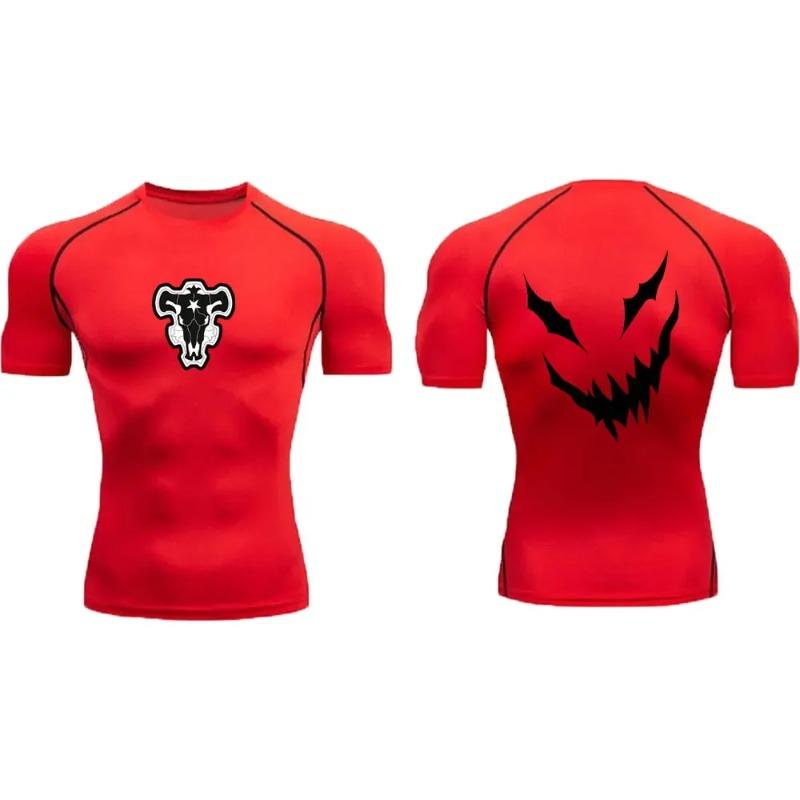 

Men s Fitness Compression Quick-Drying Sports T-Shirt Summer Gym Basement Sports Sweatshirt Casual Sweat Absorbing Tight Fit Top S