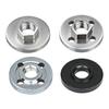 10Pieces Heavy Duty Universal Angled Grinder Backing Plates for 100mm Models Four Hole Hex Design Alloy Material Secure