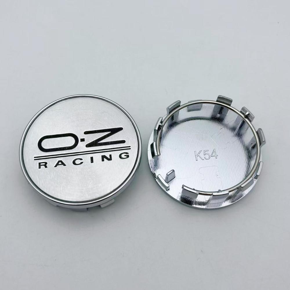 4pcs 54MM 50MM Car Wheel Center Caps With O.Z OZ Racing Logo Emblem Badge Wheel Hubcap Rim Hub Center Dust Cover Car Accessories