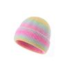 New Tie-Dye Wool Mohair Knitted Hat: Fresh Winter Style for a Chic Look