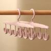 1pc 12 Hook Rotatable Hook Hanger, Underwear Sling Saves Space, Wave Drying Hanger, Multi-Functional Hanger