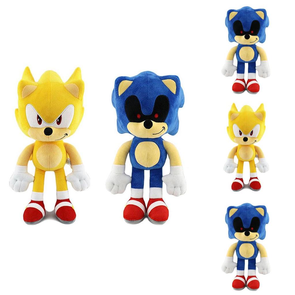 30cm Super Soft Sonic Shadow The Hedgehog Plush Dolls For Kids And Adults