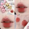 SHAQINUO Cute Bear Velvet Matte Lip Mud - Soft Nude Whitening Lipstick