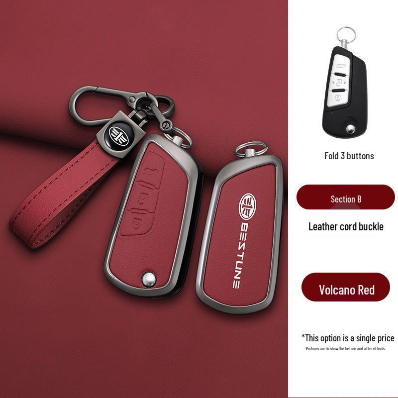 13-18 FAW Besturn X80 Smart Folding Key Cover with Metal Shell