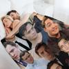 ed westwick photo collage Throw Blanket Cute Decorative Beds Plaid on the sofa heavy to sleep Blankets