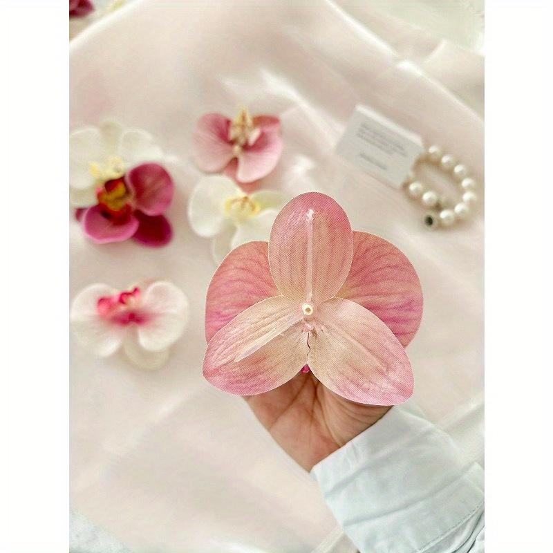 1/3pcs Butterfly Orchid Decorative Faux Flower DIY Accessory For Hats, Shoes, Clothes, Valentine Day, Gift Gifts Birthday Graduation