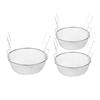 Kitchen Food Strainer Stainless Steel Mesh Sieve Filter Basket Colander for Cooking Cleaning Draining