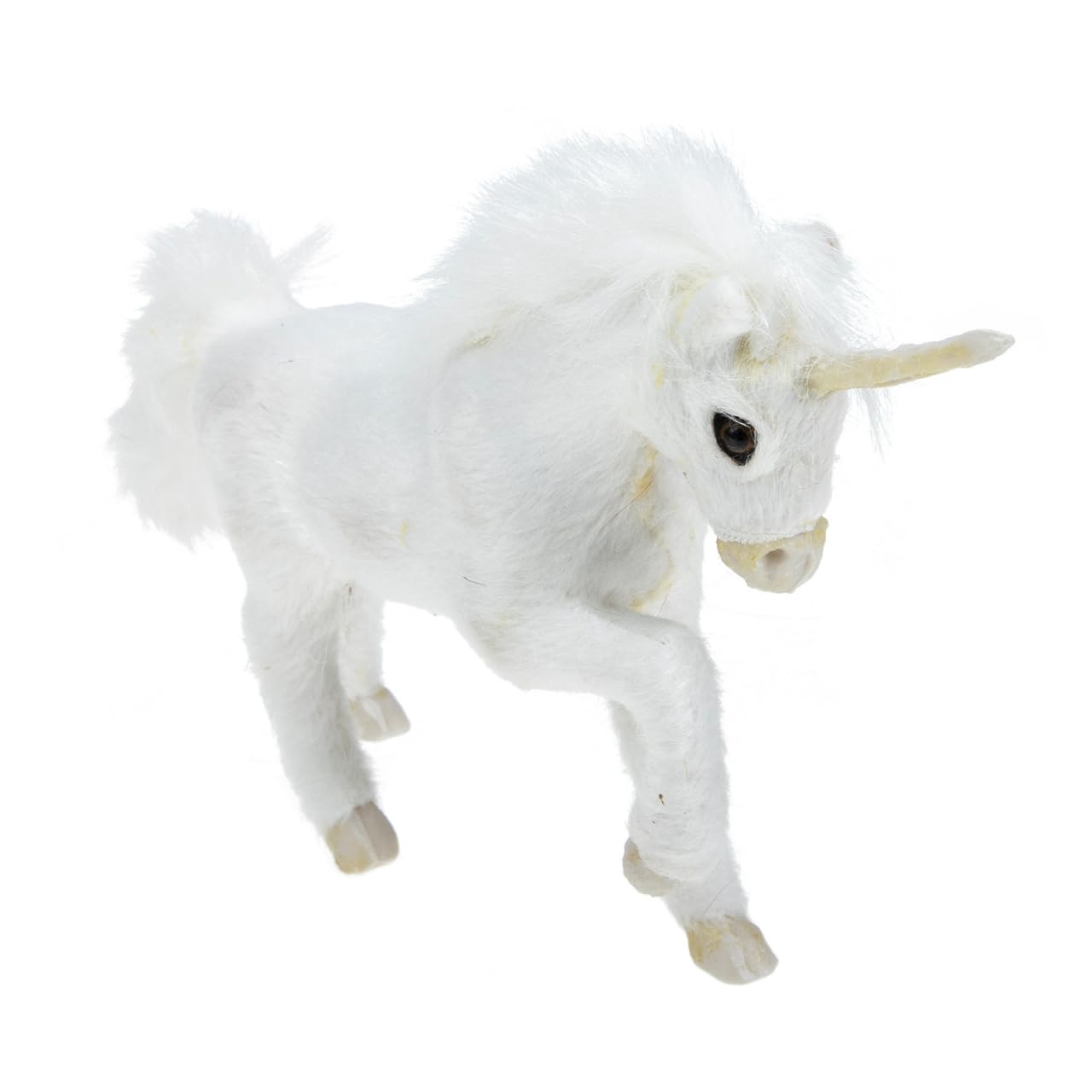 

JOINPAYA Simulation Unicorn Stuffed Animal, Plush Unicorn Pillow, Pegasus Figurine, Cute Lovelyz Plush Toy Ornament, Unicorn Plush Toy with Faux Fur,