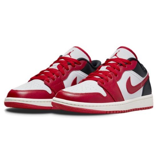 Air Jordan 1 Low 'White Gym Red' Women's - DC0774-160