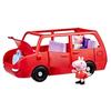 Peppa Pig La grande voiture familiale, coffret avec véhicule et 2 figurines, a partir de 3 ans
