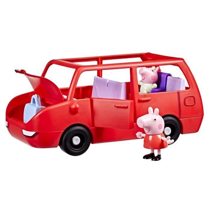 Peppa Pig La grande voiture familiale, coffret avec véhicule et 2 figurines, a partir de 3 ans