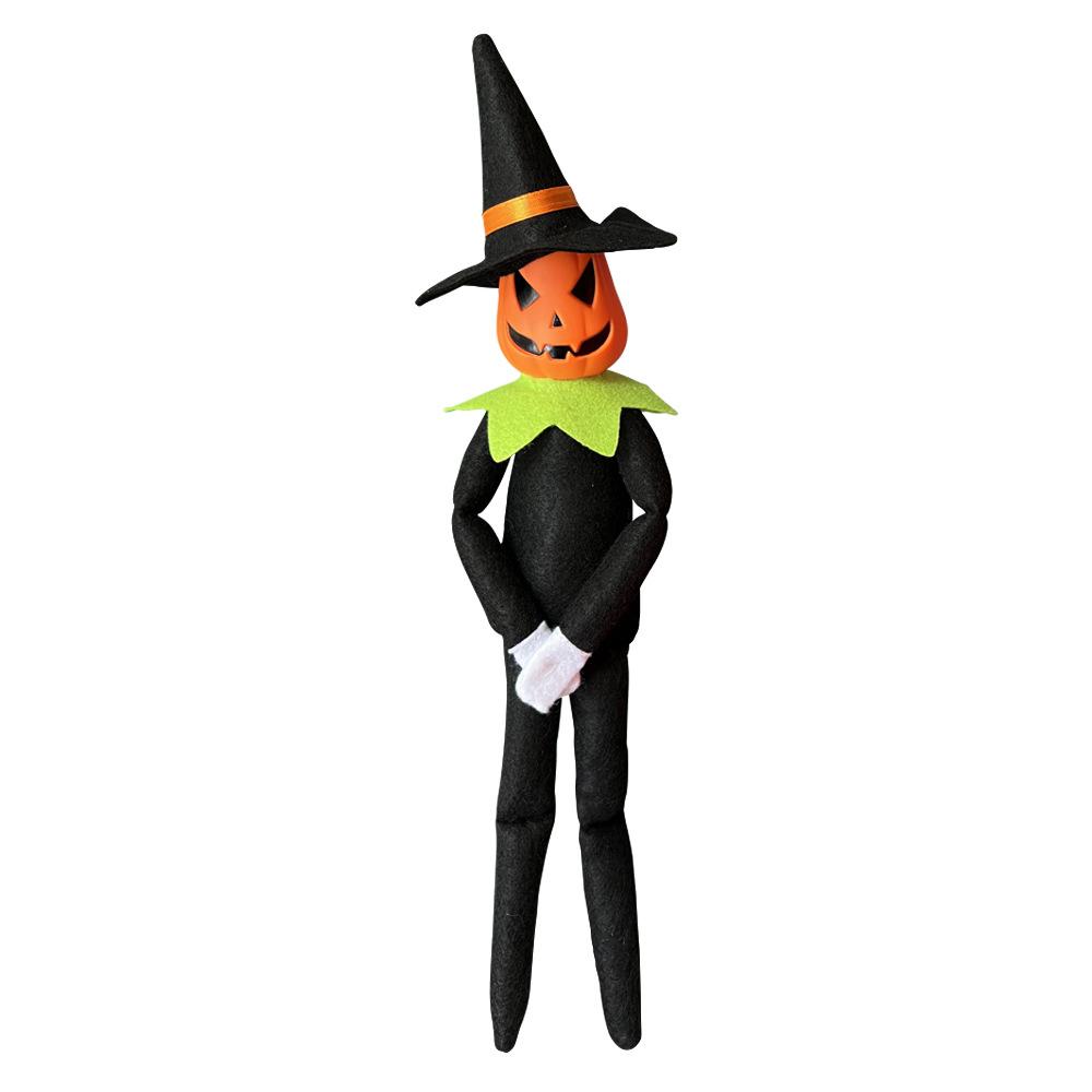 

Halloween Pumpkin Elf Plush Doll Ornament New Design For Holiday Home Decoration