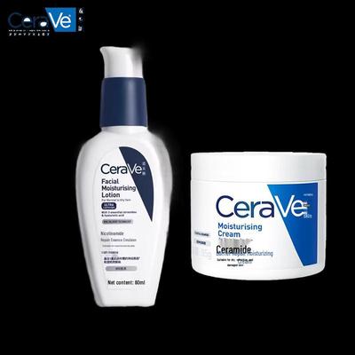 Sada CeraVe Hydratačný krém s ceramidmi & Sérum s niacínamidom