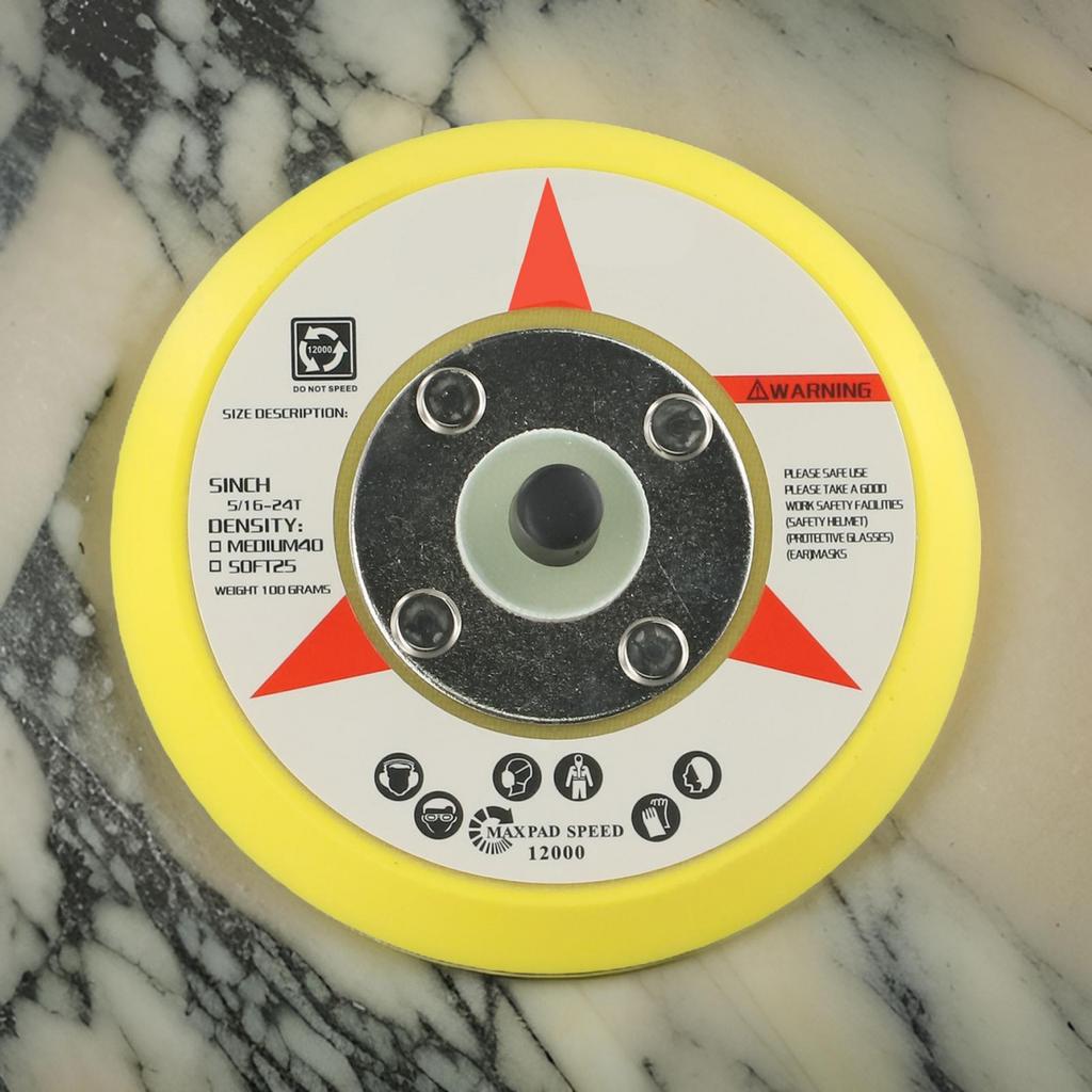 For Air Sander Backing Pad Polishing 1pcs Sanding Disc Backing Pads Hook