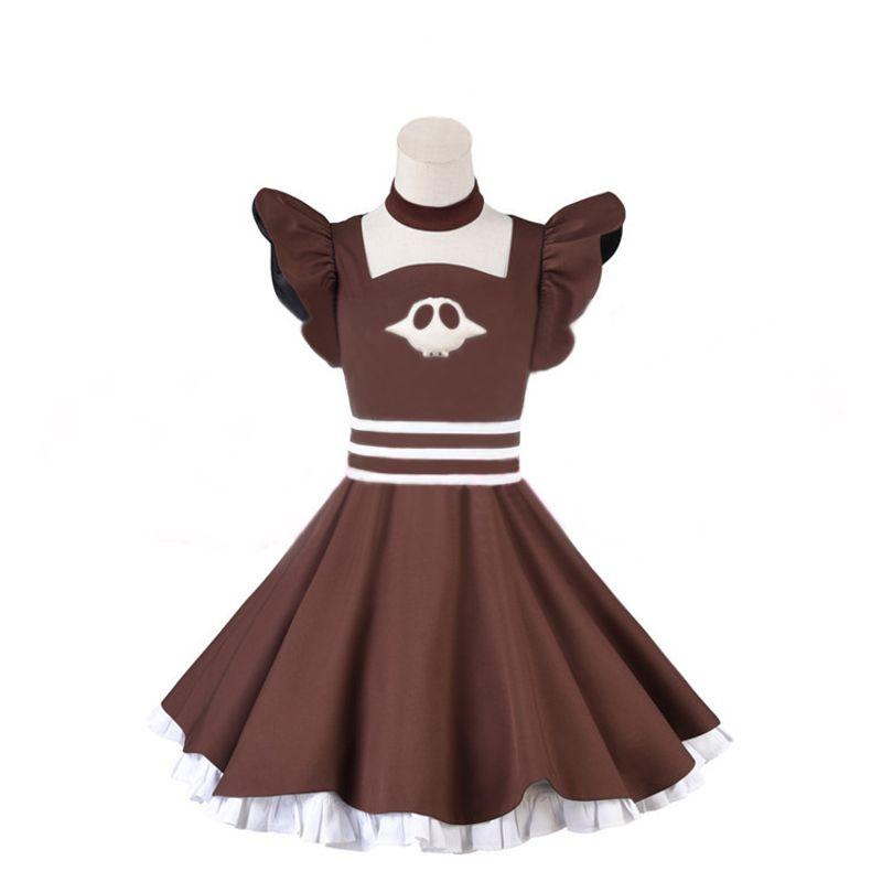 

Jibaku Shounen Hanako-Kun Костюм для косплея Нанаэ Ясиро Наряд Аниме Одежда Оптом Brown Complete Set S