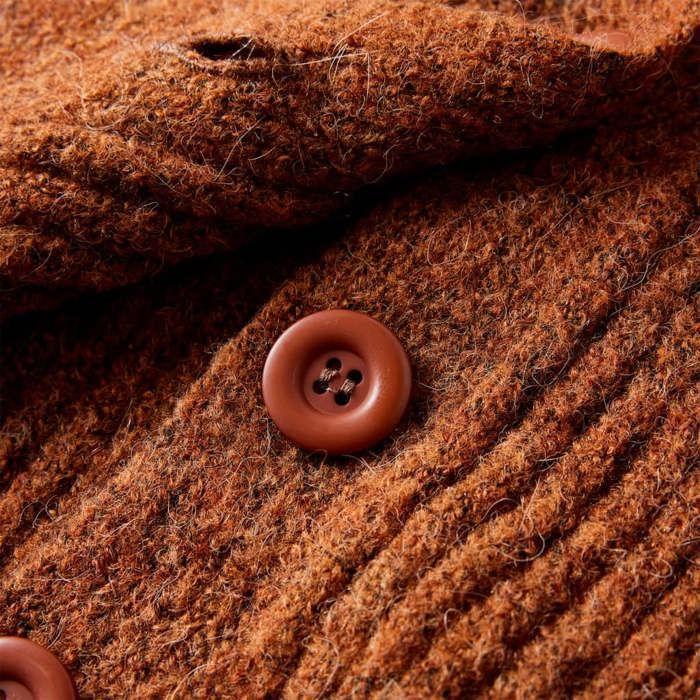 Children's Knitted Cardigan Cognac 92/104/116/128/140