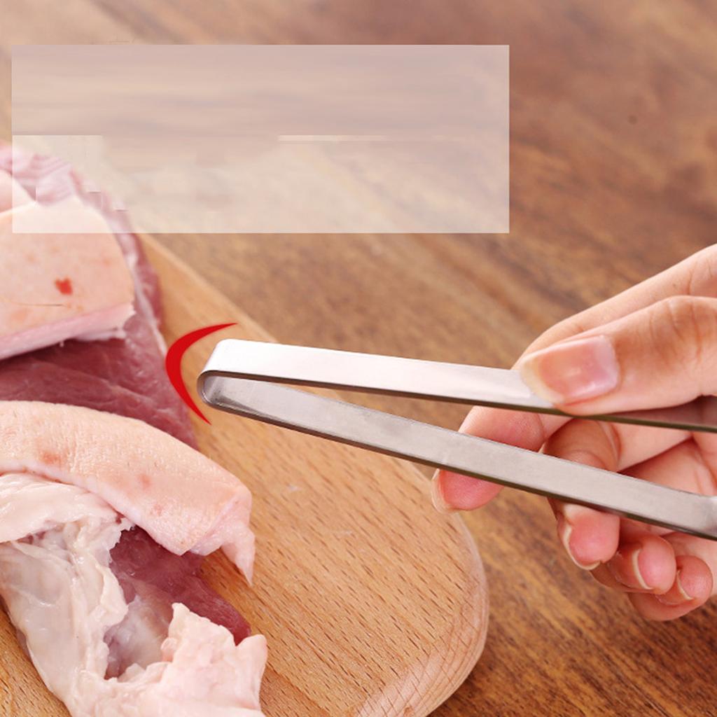 1 stk fiskepinsett, skråpinsett i rustfritt stål, fjerningsverktøy