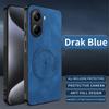 Magnetic Case For POCO X7 Pro Case MagSafe Napa-textured PU Silicone Leather Back Cover Xiaomi Poco X7 Pro 5G Shockproof Bumper