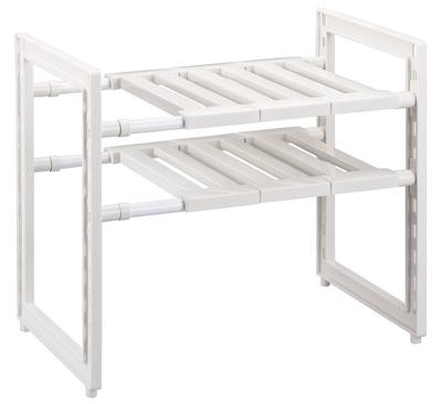 Pearl Metal Arrange Free Under-Bathroom Space Rack, Expandable Type, H-9719