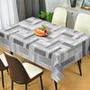 Nappe motif géométrique gris exquise et simple - adaptée pour les pique-niques et le campingzyc