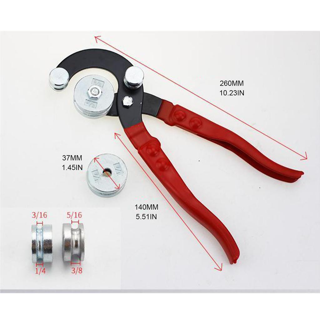 Tubing Bender- Manual Tube Bender- HVAC Bending Tool for Copper Aluminum Tubes Air Conditioner Refrigeration Repair
