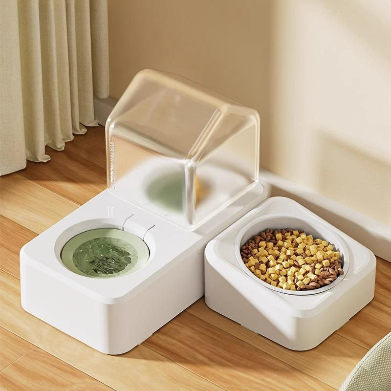 Ceramic Bowl for Dogs Pet Feeder Water Fountain  Small and Medium-sized Dog and Cat Basin  Pet Supplies  Water House  Three Bowls