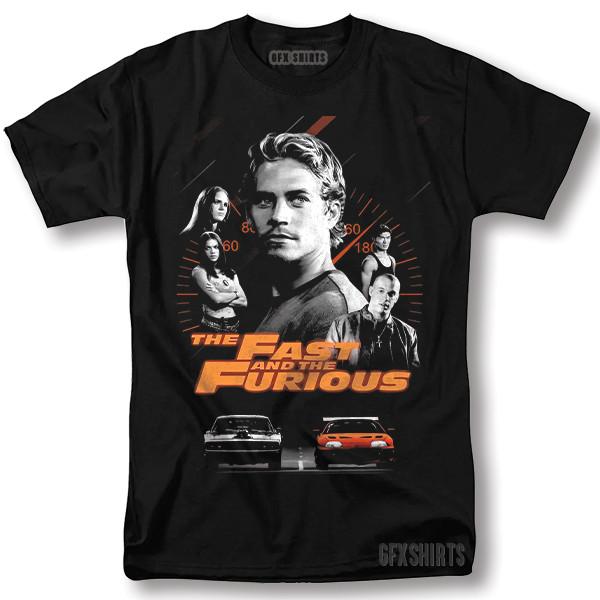 Fast and Furious Shirt 90s Movie Poster Classic Vintage Graphic Design T-Shirt XL