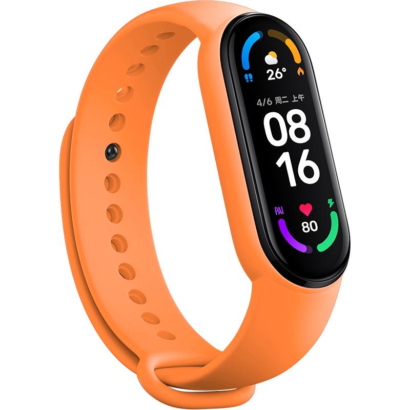 Strap for Xiaomi Mi Band 6 7 Bracelet Sport Silicone Watch Wristband Miband Band6 Band4 Correa For Xiaomi Mi Band 3 4 5 7 Straps