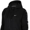 Nike Logo Knit Sports Casual Hooded Jacket Women Jackets Black CN6869-010