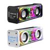 VAORLO 10W Transparentní Mecha bezdrátový Bluetooth reproduktor Zvuk Světlo Rytmus Subwoofer TWS Stereo Cyberpunk Music Center Volání handsfree