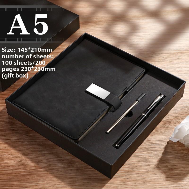 The New High-value Business Notebook Gift Box Set High-quality Notepad for Office Meetings Diary Printable Logo