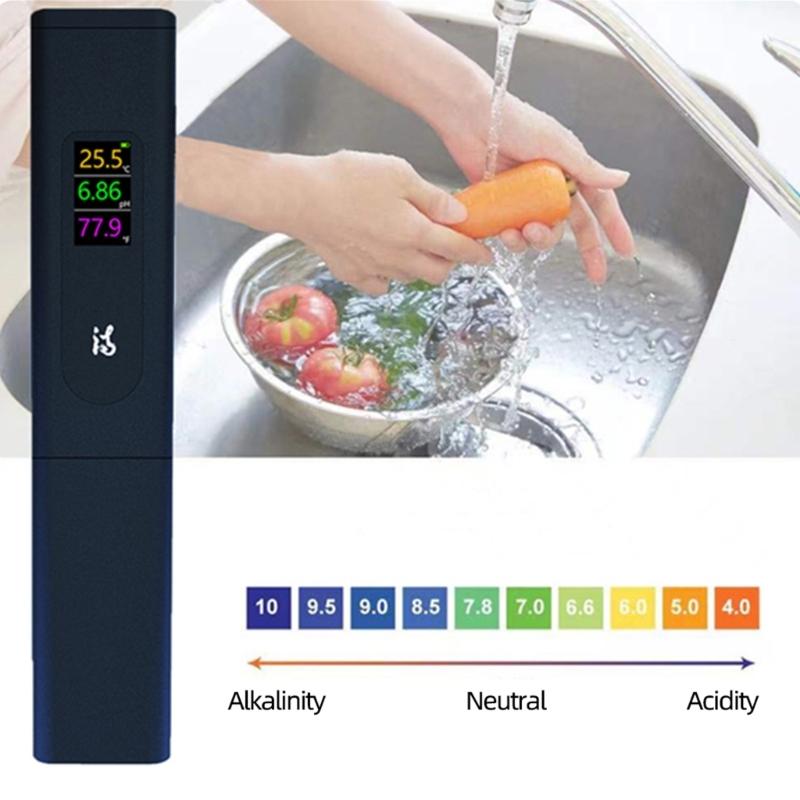 5 in 1 Water Quality Monitor Convenient Digital Display Water Quality Testing Pen Durable for Aquariums & Swimming Pools