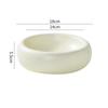 Creative Donut Plate Breakfast Oat Dessert Plate Restaurant Cuisine Decoration Cooking Dish Home Solid Color Ceramic Tableware