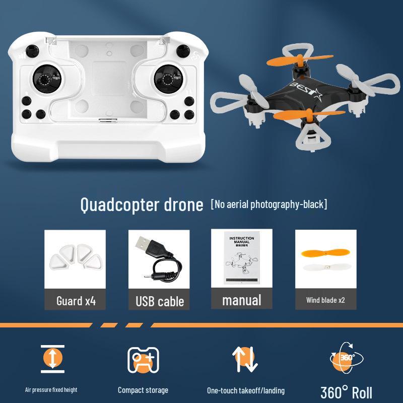 Mini Pocket Drone: Drop-Resistant Remote Control Quadcopter Toy for Kids