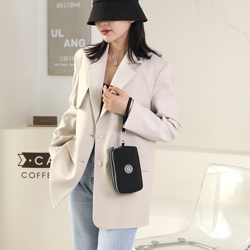 2024 Women's Mini Canvas Wristlet Bag & Coin Purse