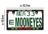 Set of 2 RatFink 3D License Plate Frames (MG062BKRF) - Compliant with New Standards