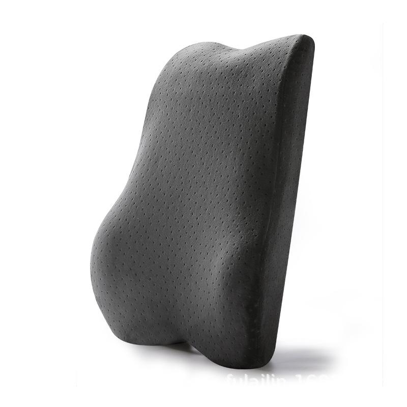 

Подушка для поясницы из натурального латекса для офисной работы, долговременная поясничная подушка для снятия усталости талии, автомобильная спинка 45x39x11cm