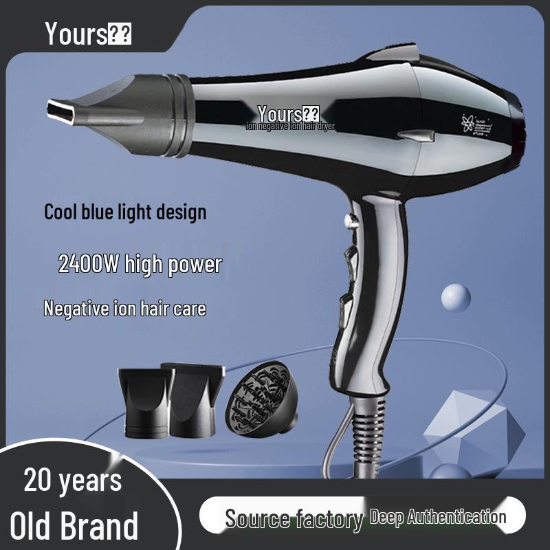 

Yongri 2400W High Power Hair Salon Dryer with Blue Light & Negative Ion Technology.