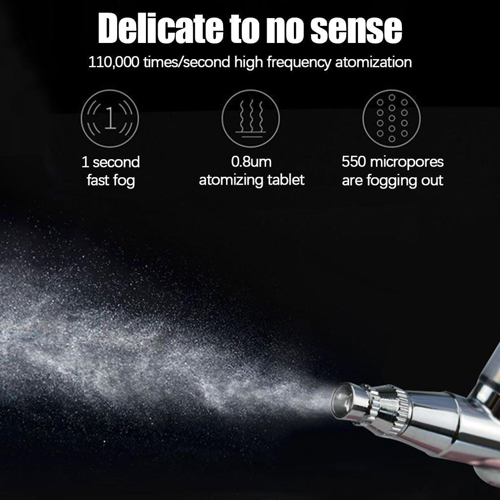 Mini Airbrush Compressor Kit Spray Beautiful USB Rechargeable