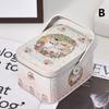 Easter Theme Decorative Tinplate Box Gift Packing Case Small Suitcase Storage Tin Metal Candy Cookie Box Sundries Organizer Cans