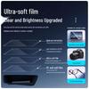BMW X5L HUD Display Protective Cover: Curved 6D Design, Scratch-proof, Anti-reflective Interior Accessory.