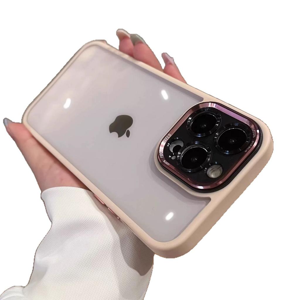 Applicable To IPhone17 Advanced Metal Lens Magnetic Suction Phone Case Apple 16promax Transparent Anti Fall Protection Case