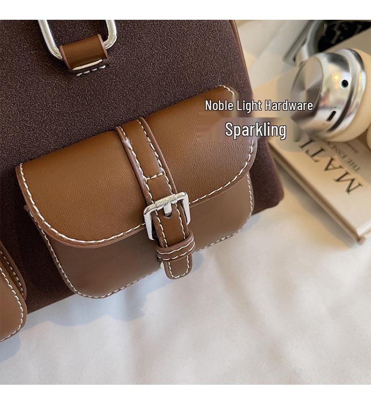 Wiosna 2025 Retro Koreański Modny Damski Dużej Pojemności Torba Tote Pod Pachę Torba Bowlingowa